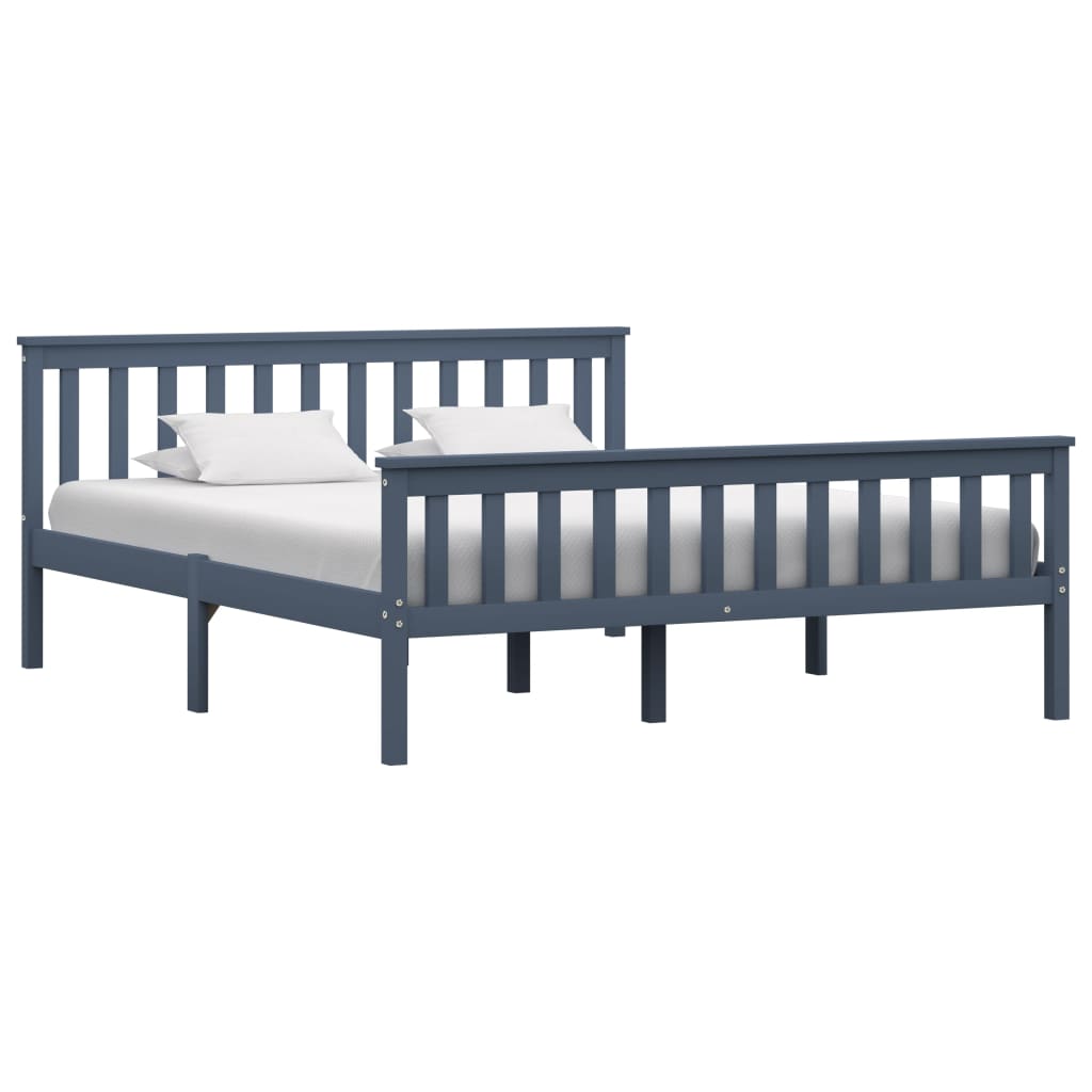 Bed Frame Without Mattress Solid Pinewood