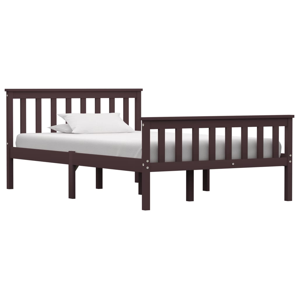 Bed Frame Without Mattress Solid Pinewood