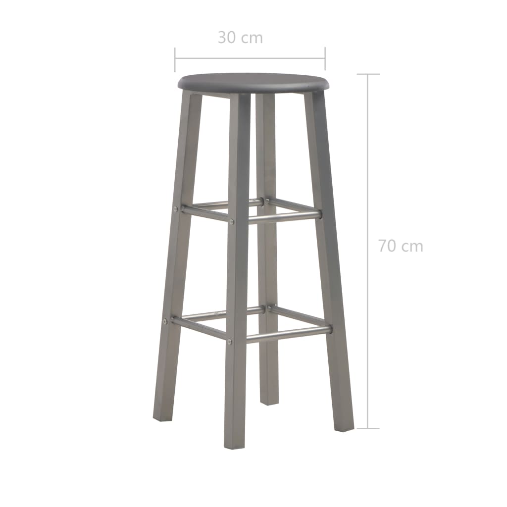 Bar Stools 2 Pcs Mdf