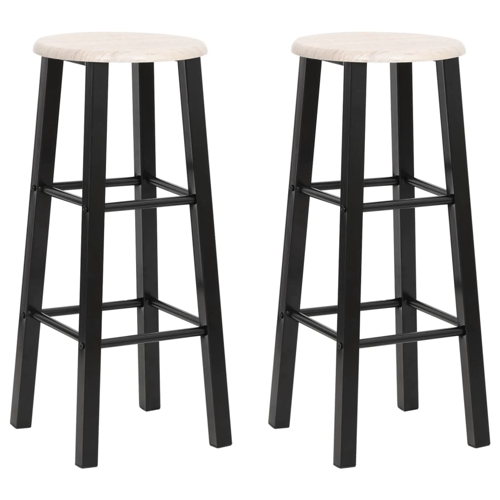Bar Stools 2 Pcs Mdf