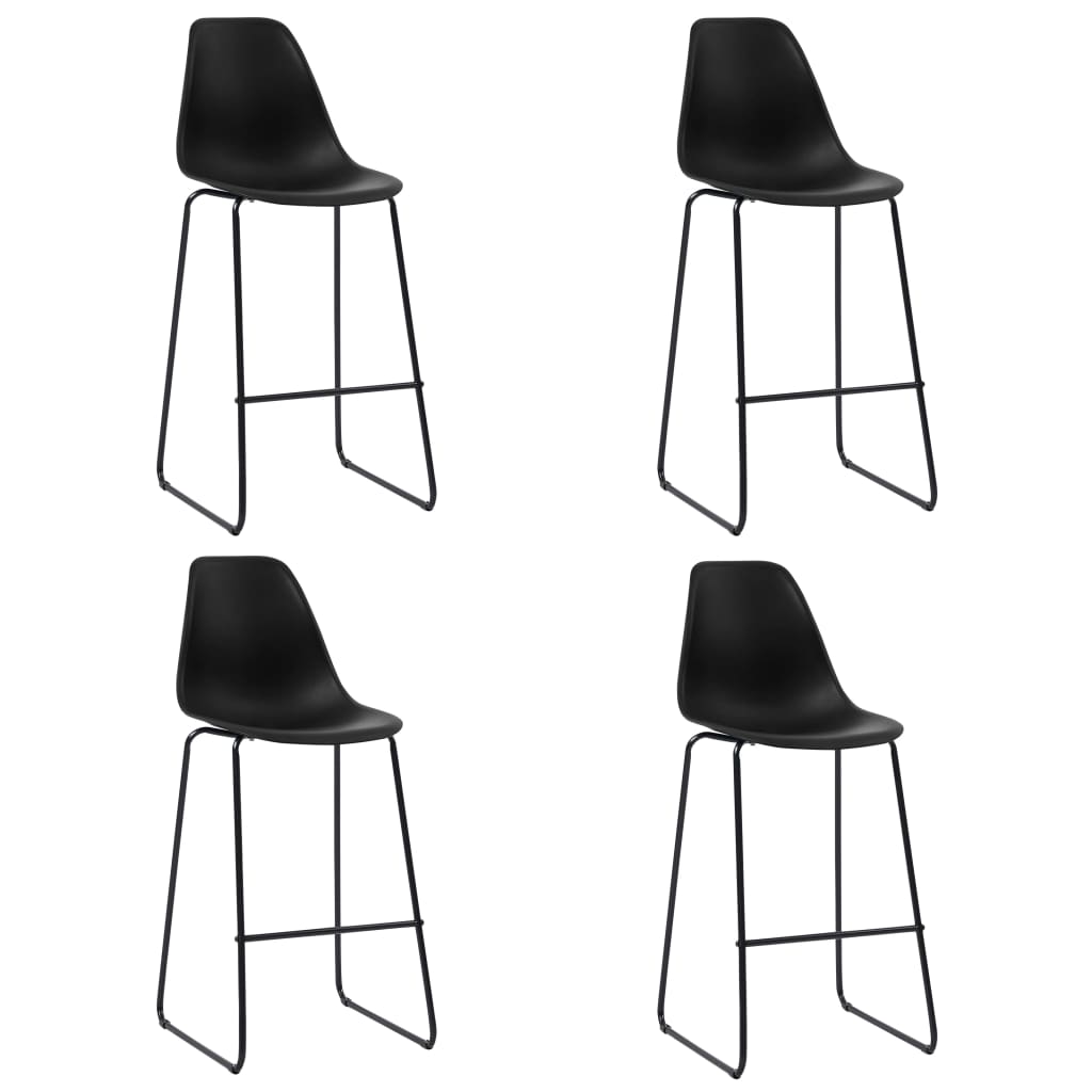 Bar Chairs 2 Pcs Plastic