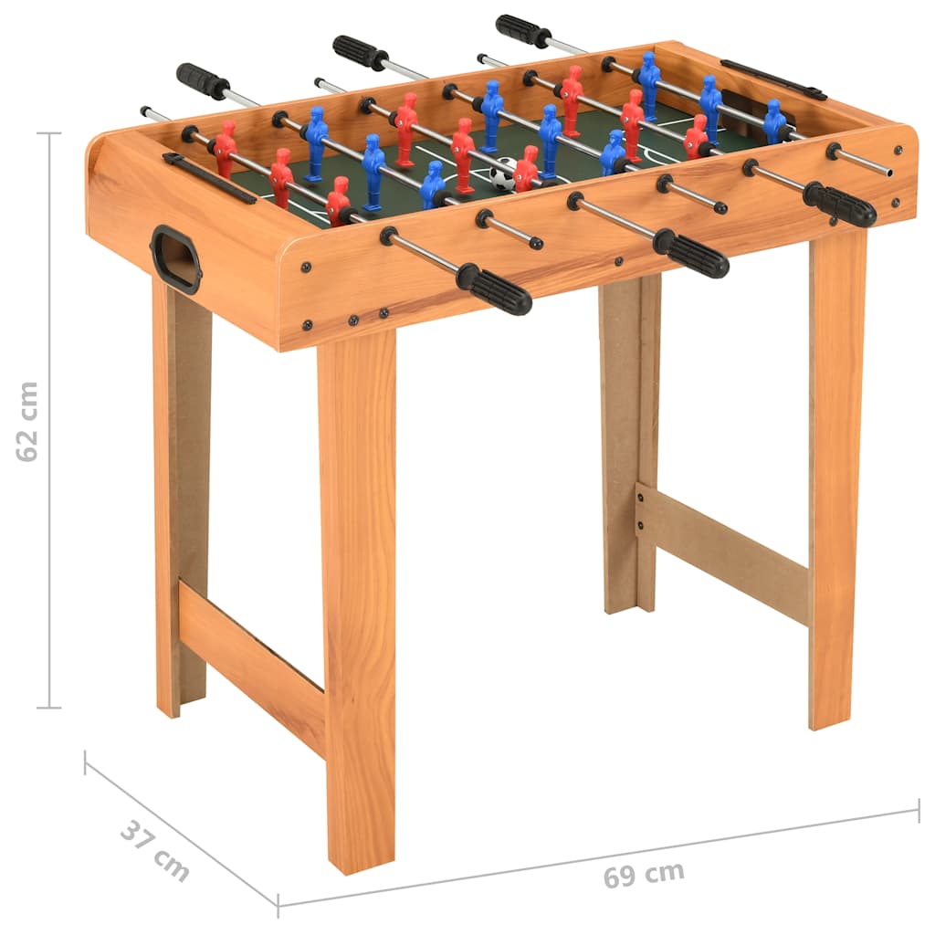 Mini Football Table 69X37X62 Cm Maple