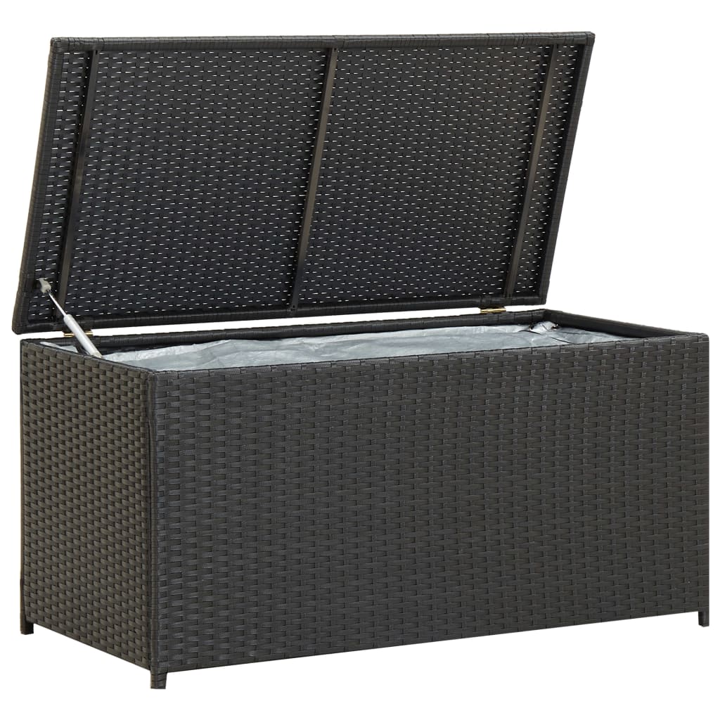 Garden Storage Box 283L Poly Rattan