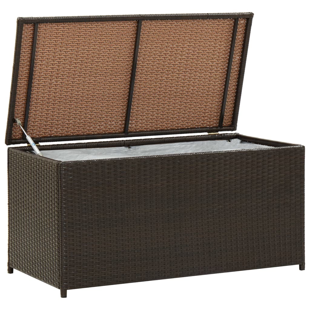 Garden Storage Box 283L Poly Rattan