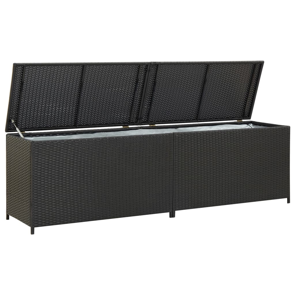 Garden Storage Box 283L Poly Rattan