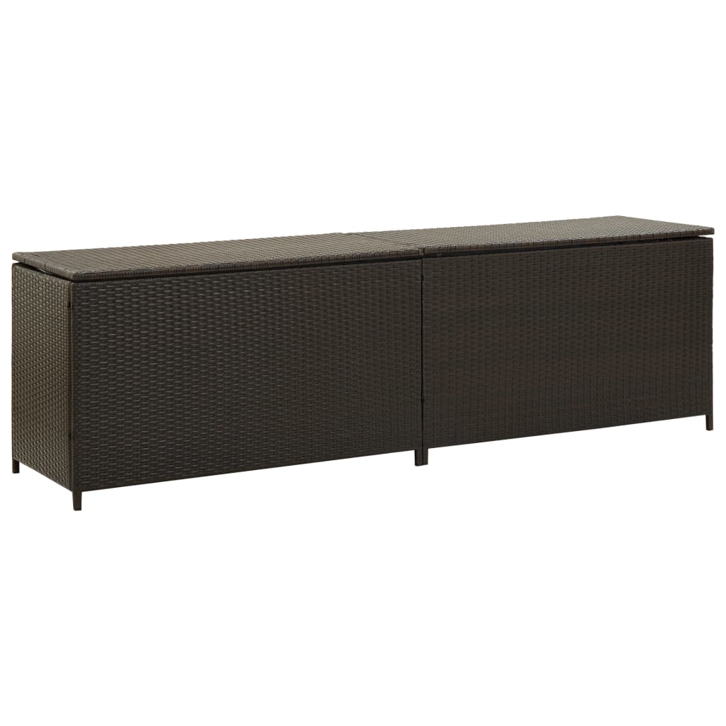 Garden Storage Box 283L Poly Rattan