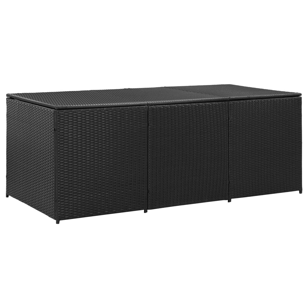 Garden Storage Box 283L Poly Rattan