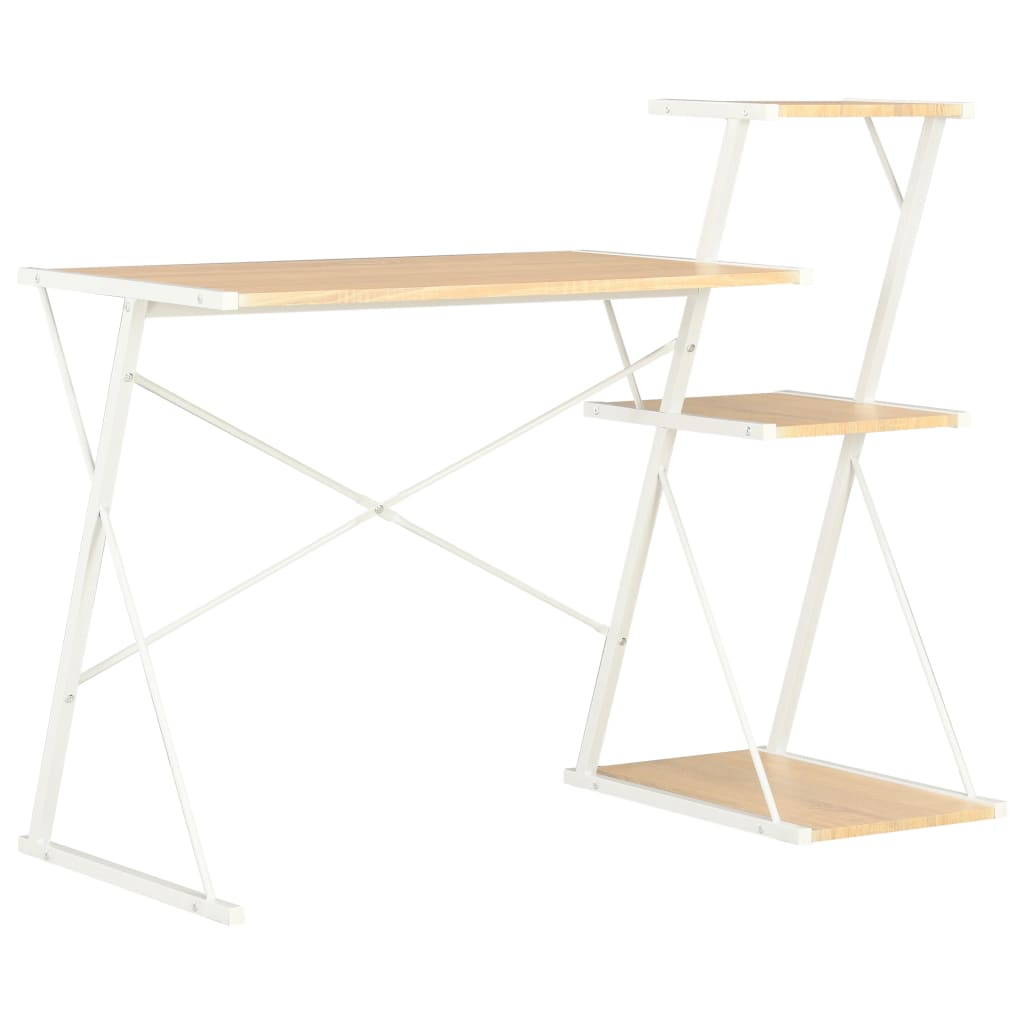Desk With Shelf 116X50X93 Cm