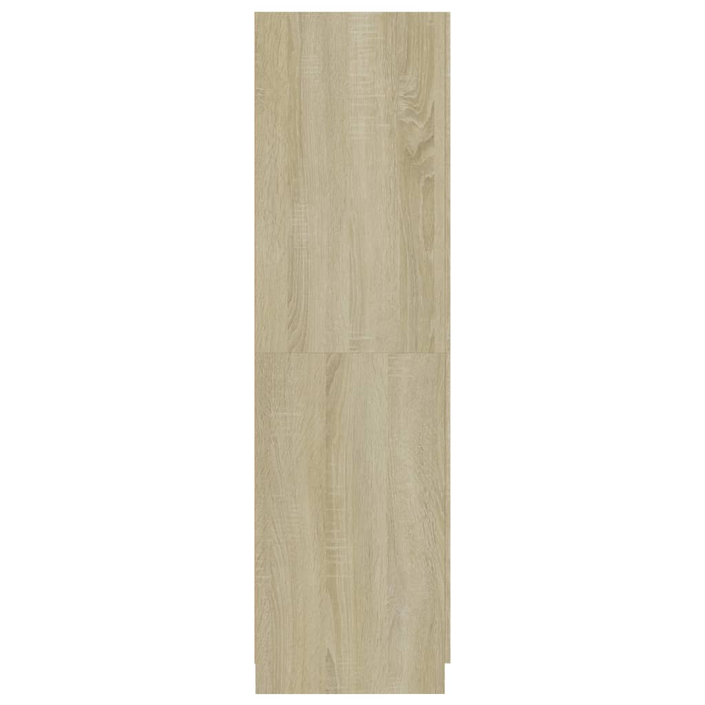 Wardrobe Sonoma Oak 80X52X180 Cm Engineered Wood