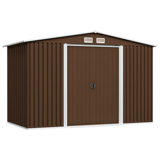 Garden Storage Shed 257X205X178 Cm Steel
