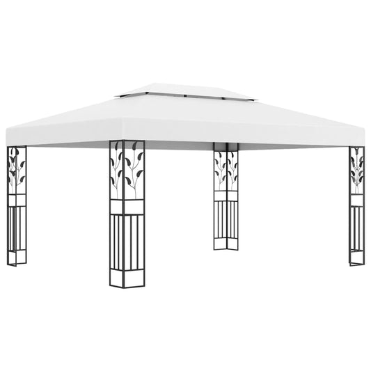 Gazebo With Double Roof 3X4 M