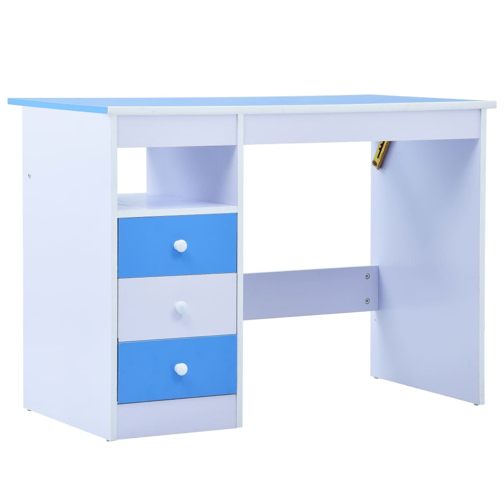 Children Drawing Study Desk Tiltable And White