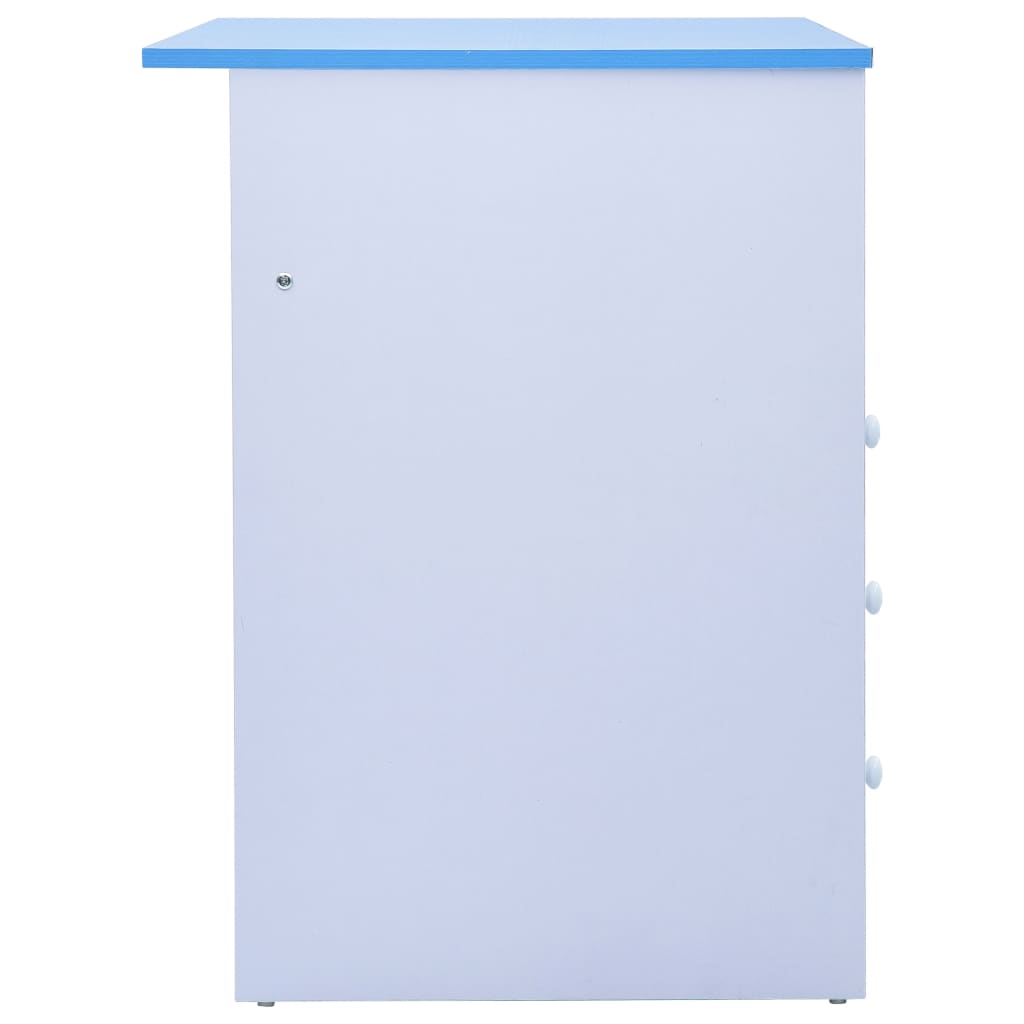Children Drawing Study Desk Tiltable And White
