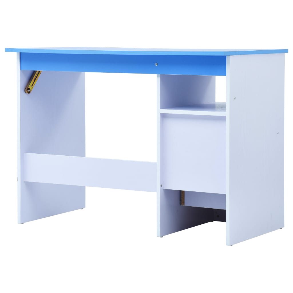 Children Drawing Study Desk Tiltable And White