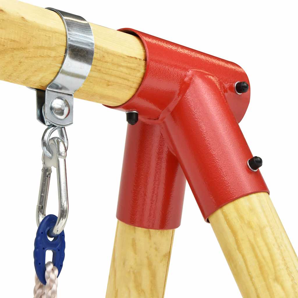 Swing Set 230X130X166 Cm Pinewood