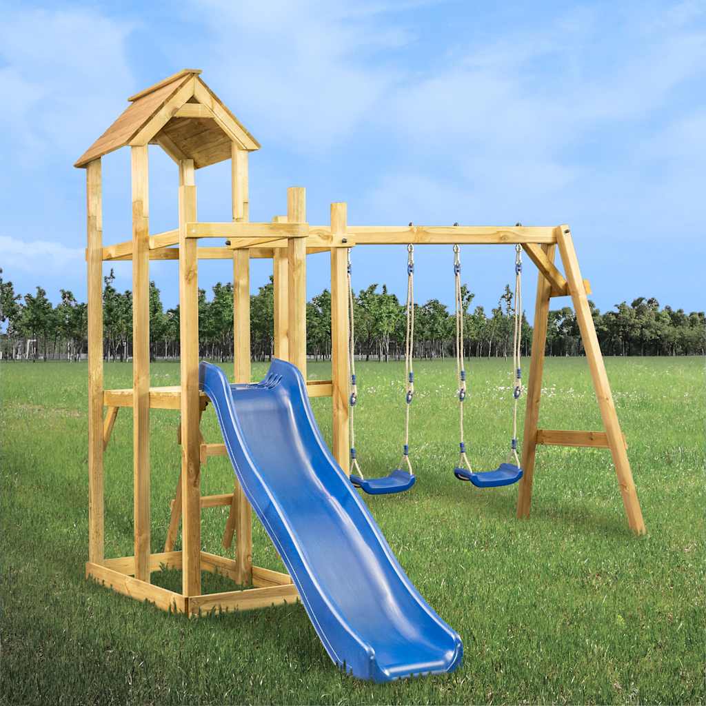 Outdoor Playset 285X305X226.5 Cm Impregnated Wood Pine