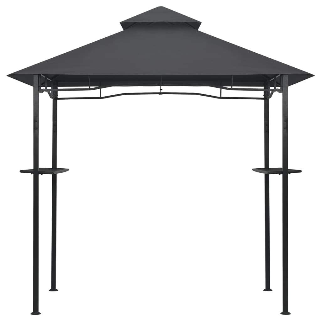 Bbq Gazebo 240X150X255 Cm Anthracite Steel