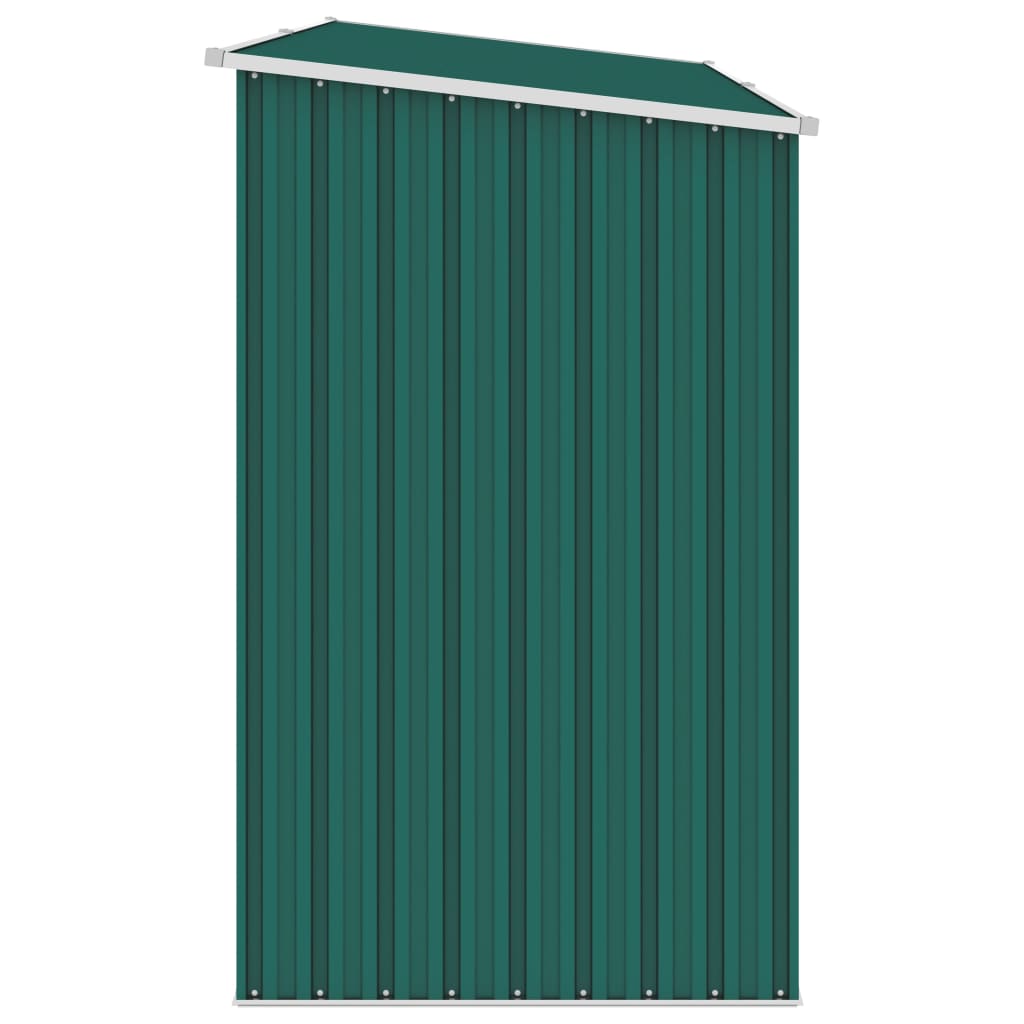 Garden Firewood Shed 245X98X159 Cm Galvanised Steel