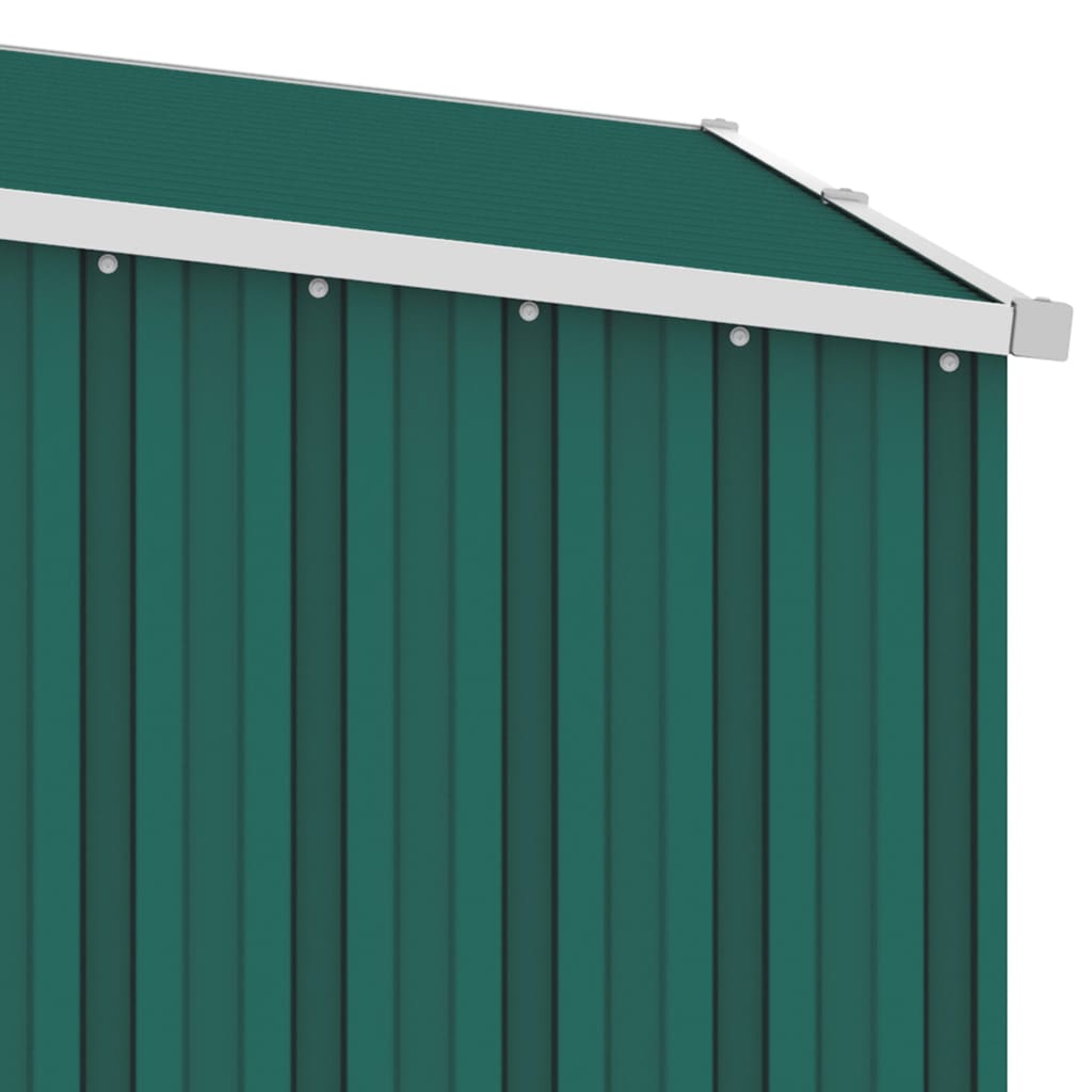 Garden Firewood Shed 245X98X159 Cm Galvanised Steel
