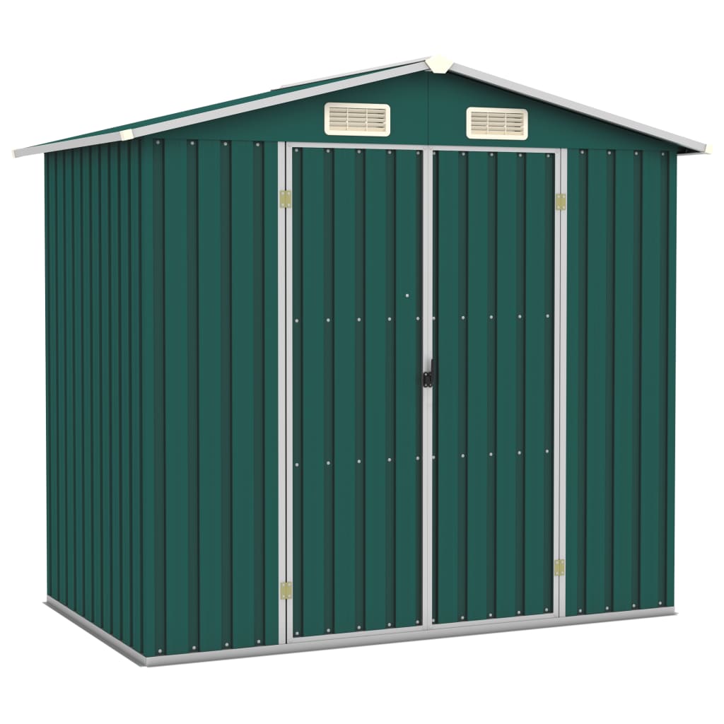 Garden Shed 205X129X183 Cm Galvanised Steel