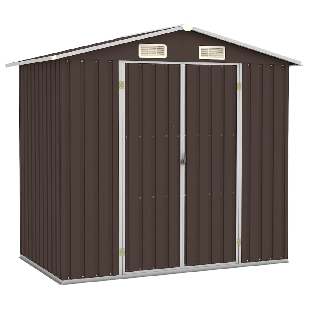 Garden Shed 205X129X183 Cm Galvanised Steel