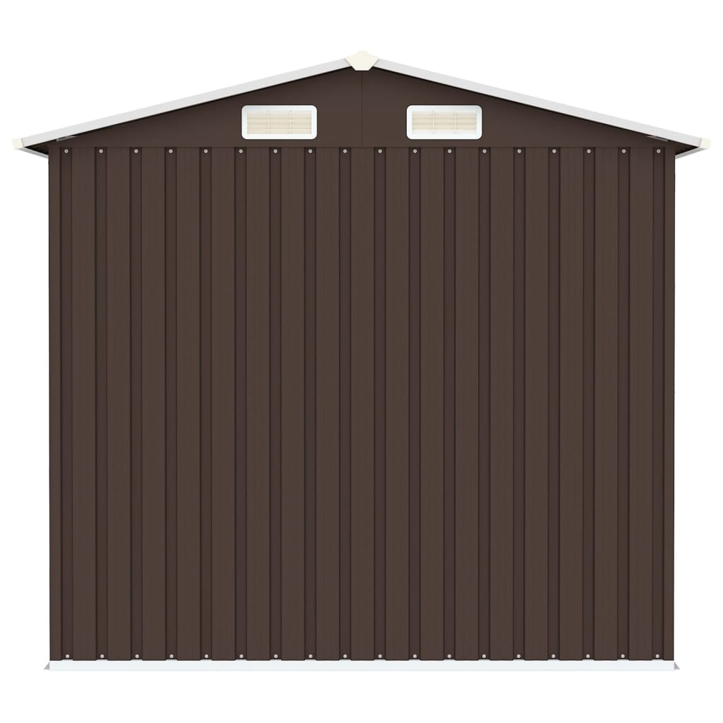 Garden Shed 205X129X183 Cm Galvanised Steel