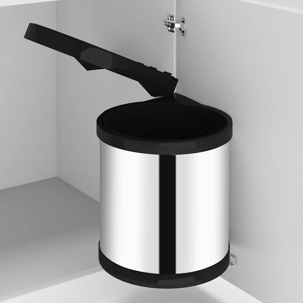 Kitchen Built-In Dust Bin Stainless Steel 8 L