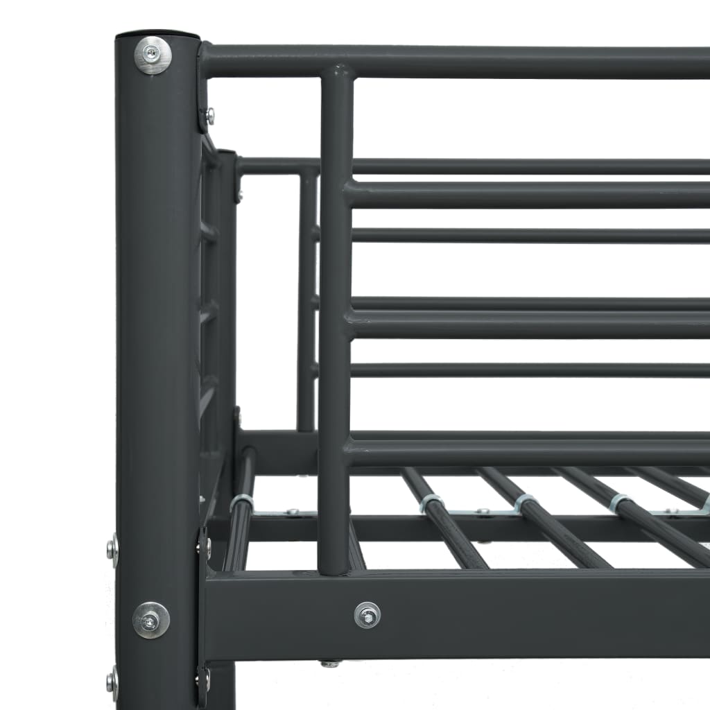 Bunk Bed Frame Without Mattress Metal 140X200 Cm/90X200 Cm