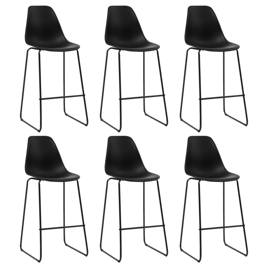 Bar Chairs 2 Pcs Plastic