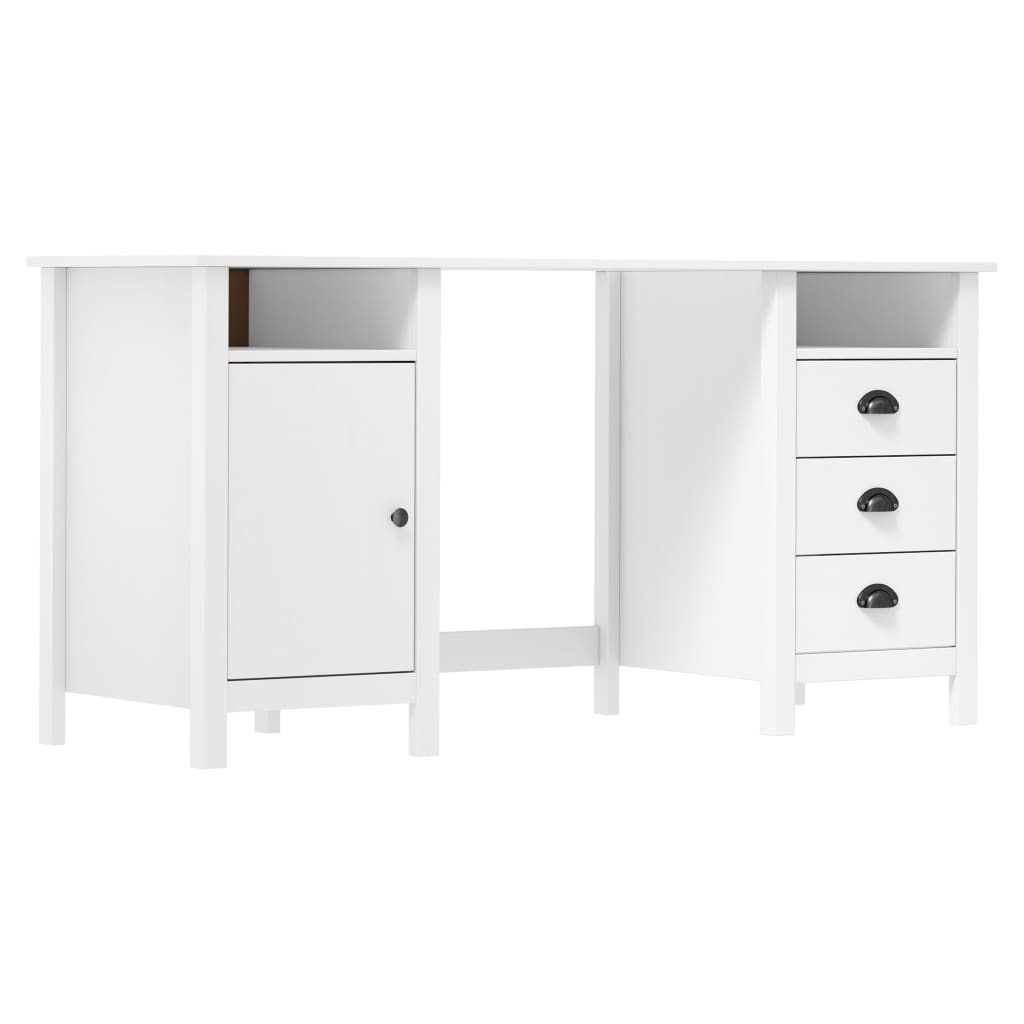 Desk Hill 150X50X74 Cm Solid Pine Wood