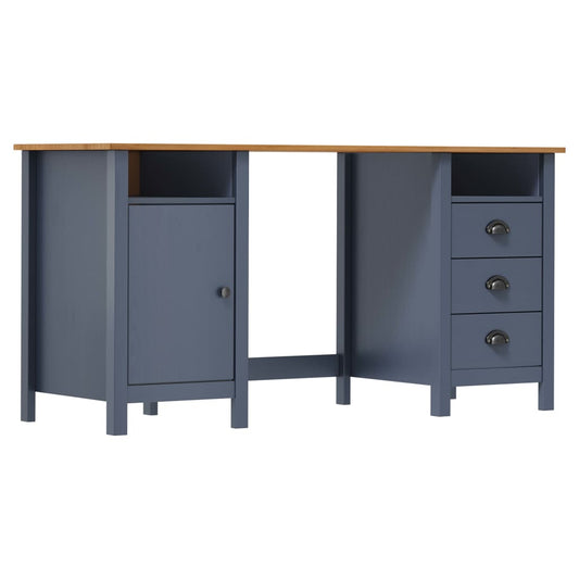Desk Hill 150X50X74 Cm Solid Pine Wood