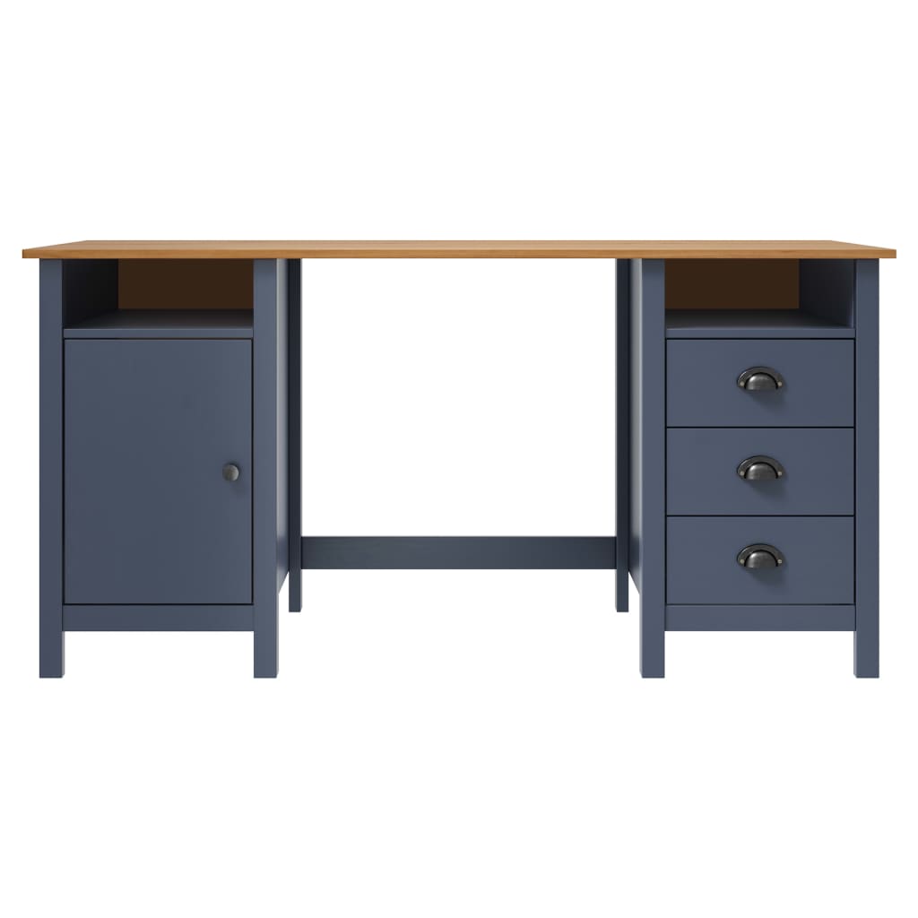 Desk Hill 150X50X74 Cm Solid Pine Wood