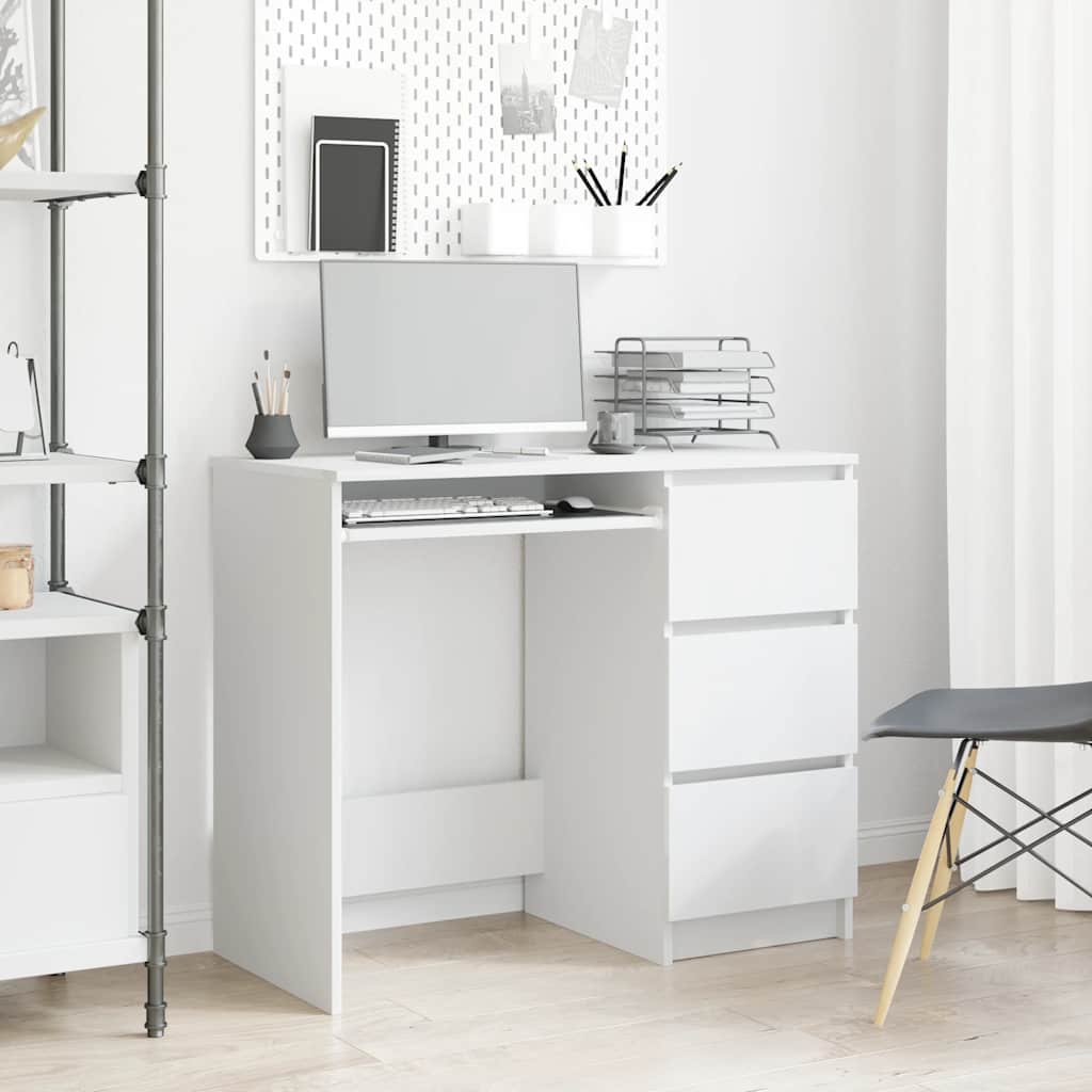 Desk 90X45X76 Cm Engineered Wood