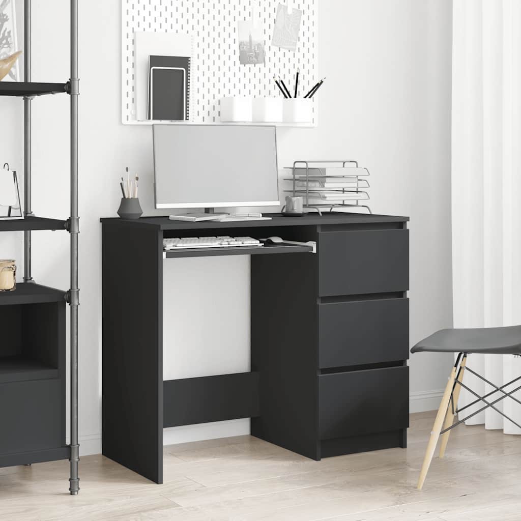 Desk 90X45X76 Cm Engineered Wood
