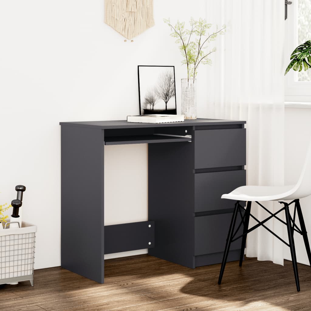 Desk 90X45X76 Cm Engineered Wood
