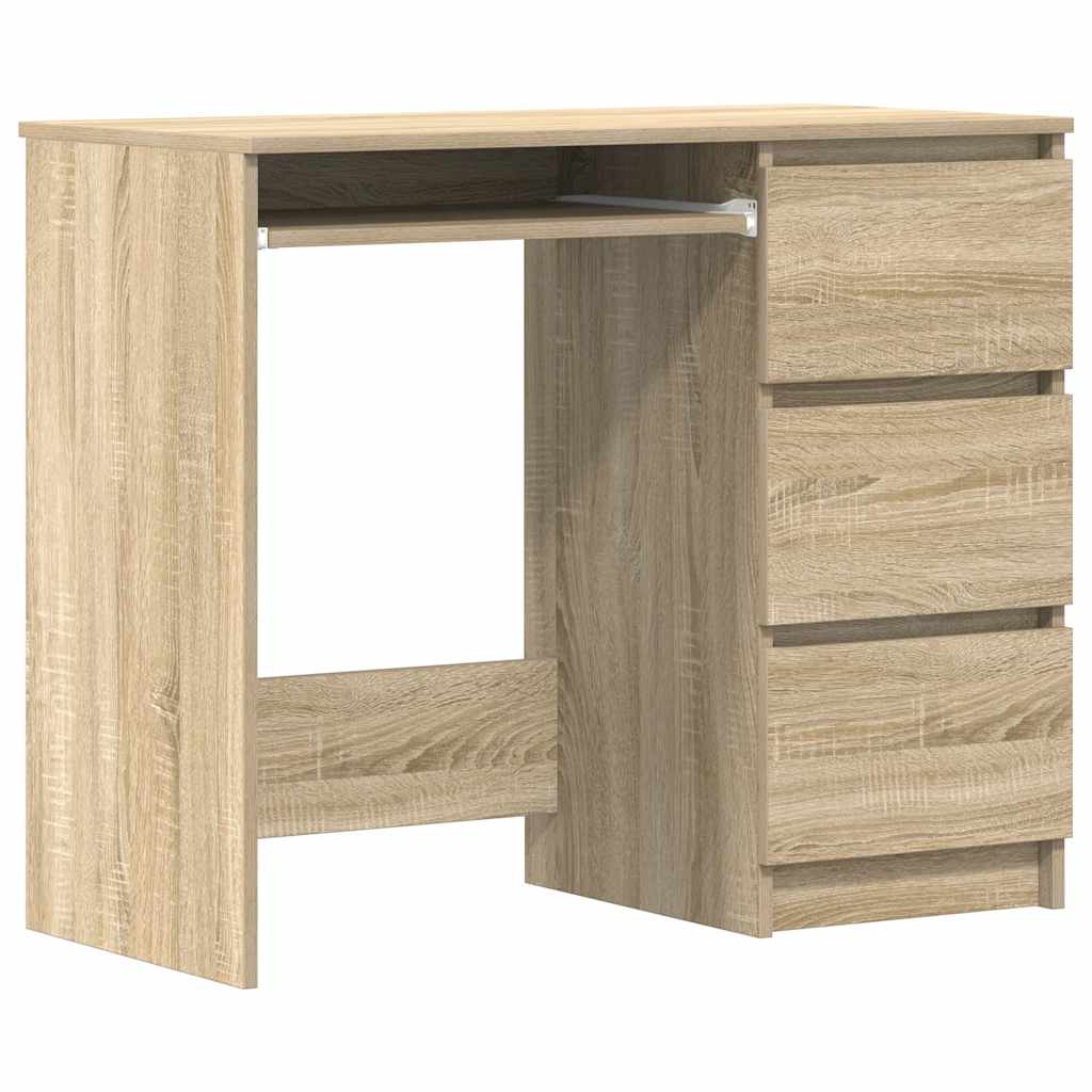 Desk 90X45X76 Cm Engineered Wood