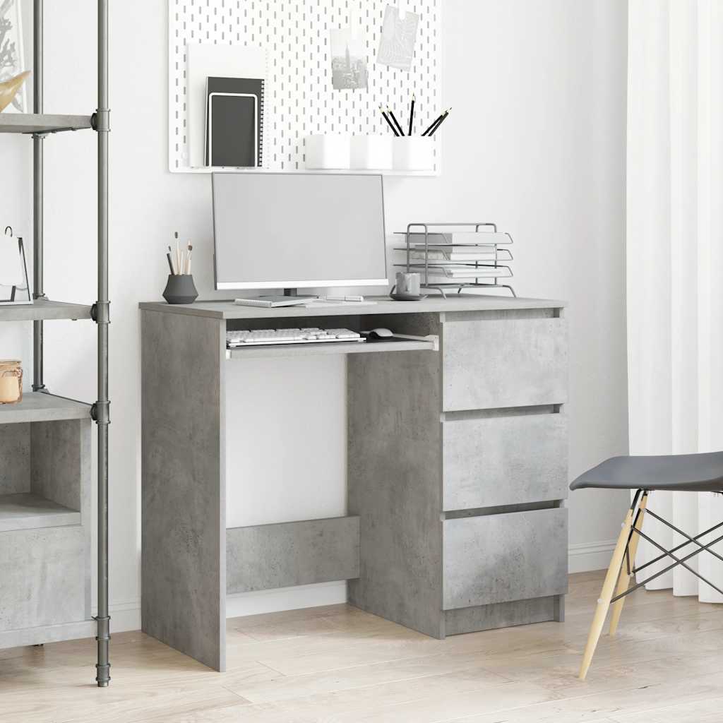 Desk 90X45X76 Cm Engineered Wood