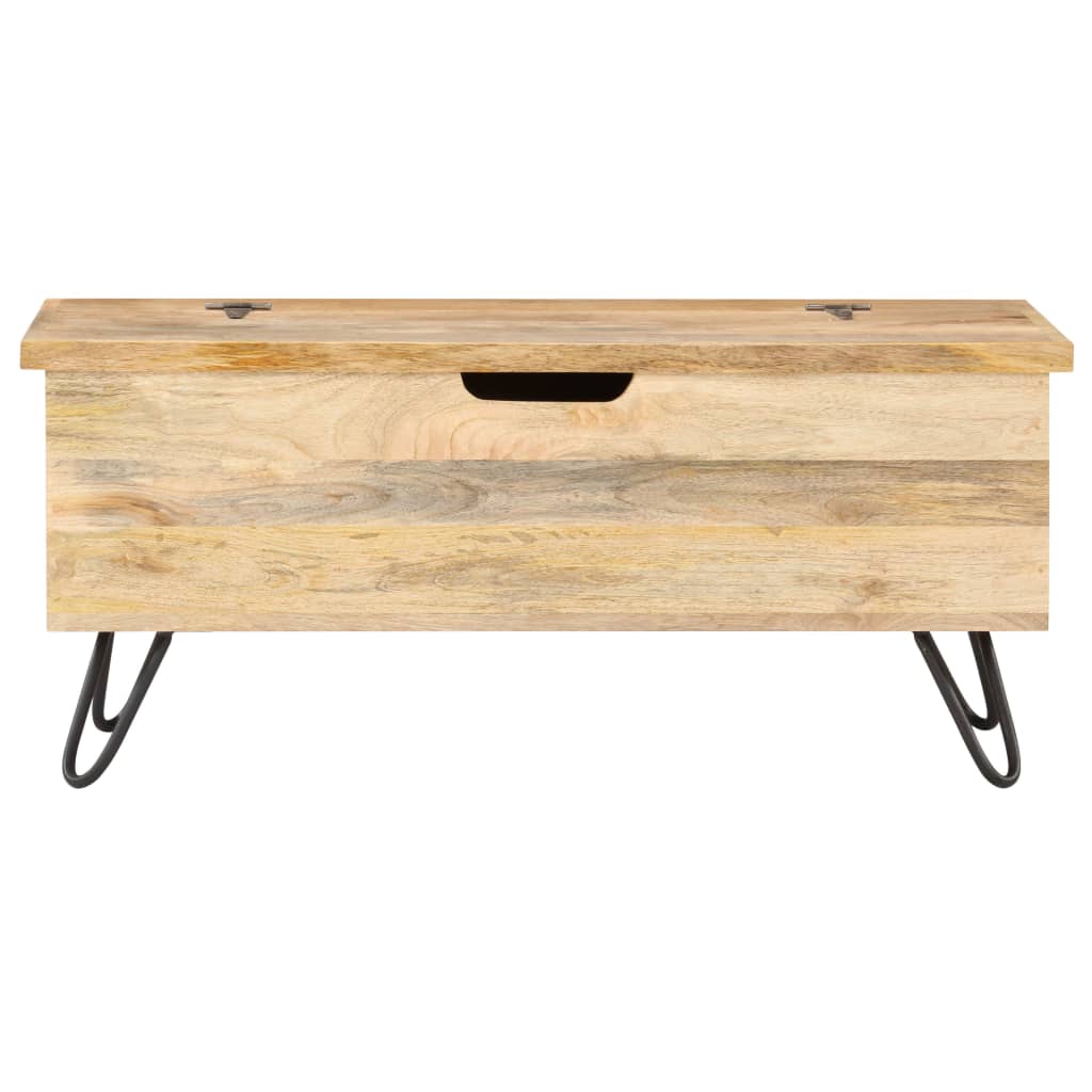 Chest 90X40X45 Cm Solid Mango Wood