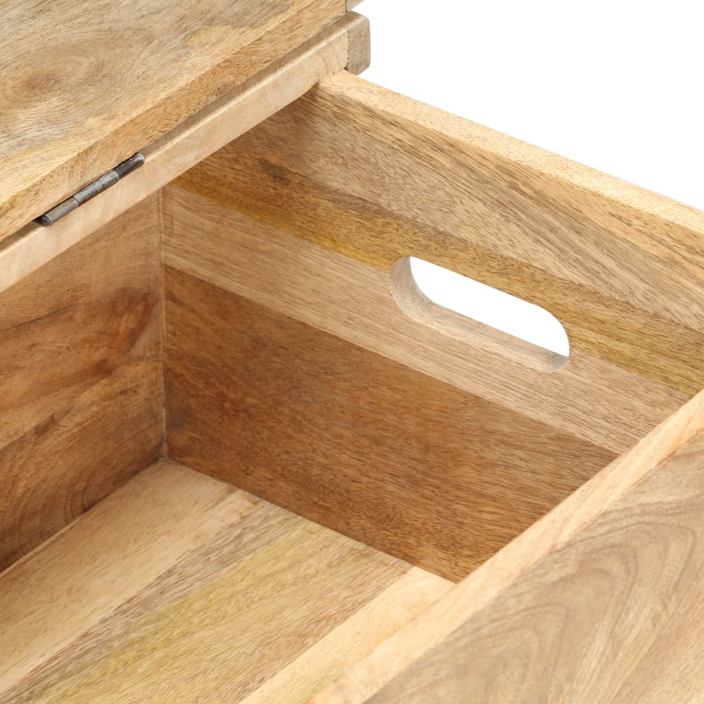 Chest 90X40X45 Cm Solid Mango Wood