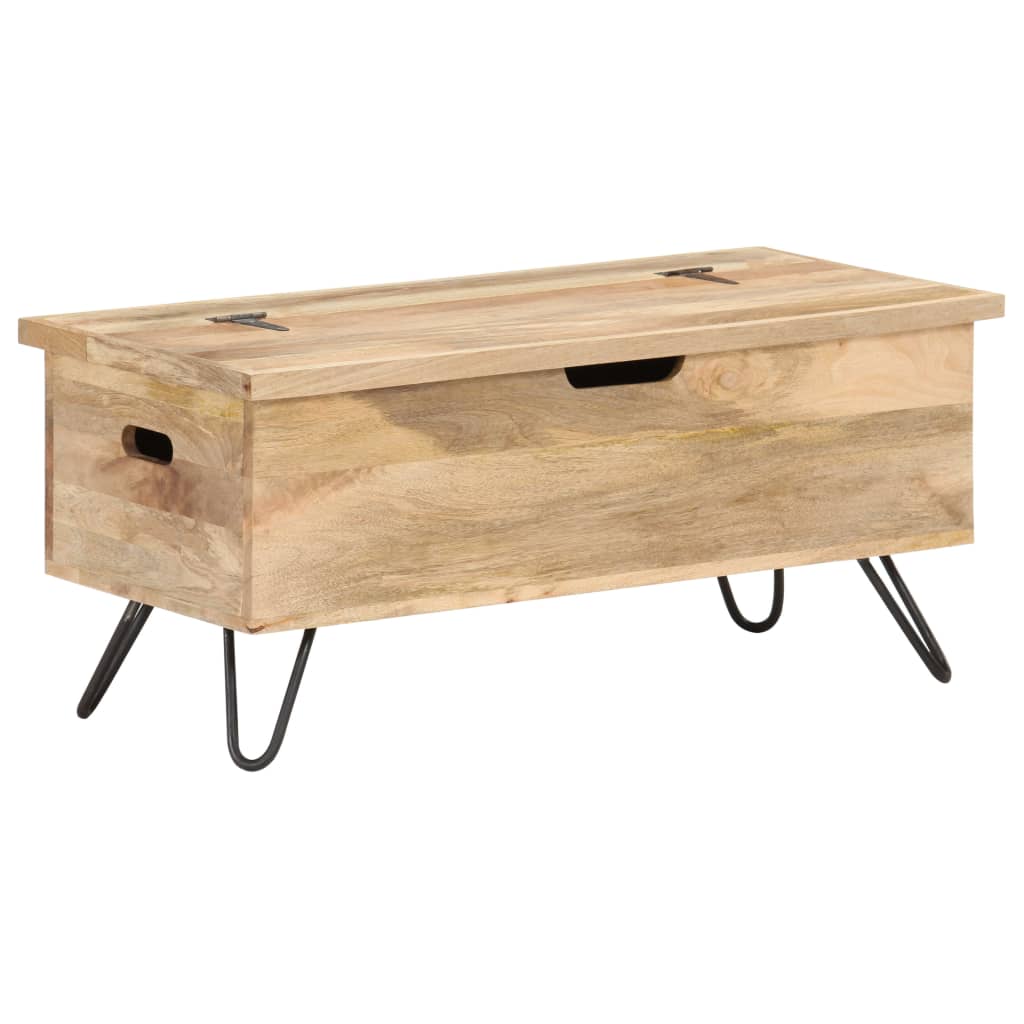 Chest 90X40X45 Cm Solid Mango Wood