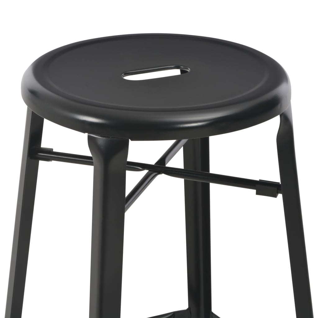 Bar Stools 4 Pcs Steel