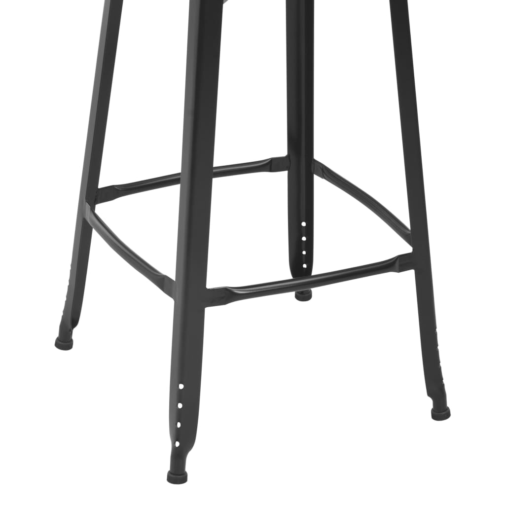 Bar Stools 4 Pcs Steel