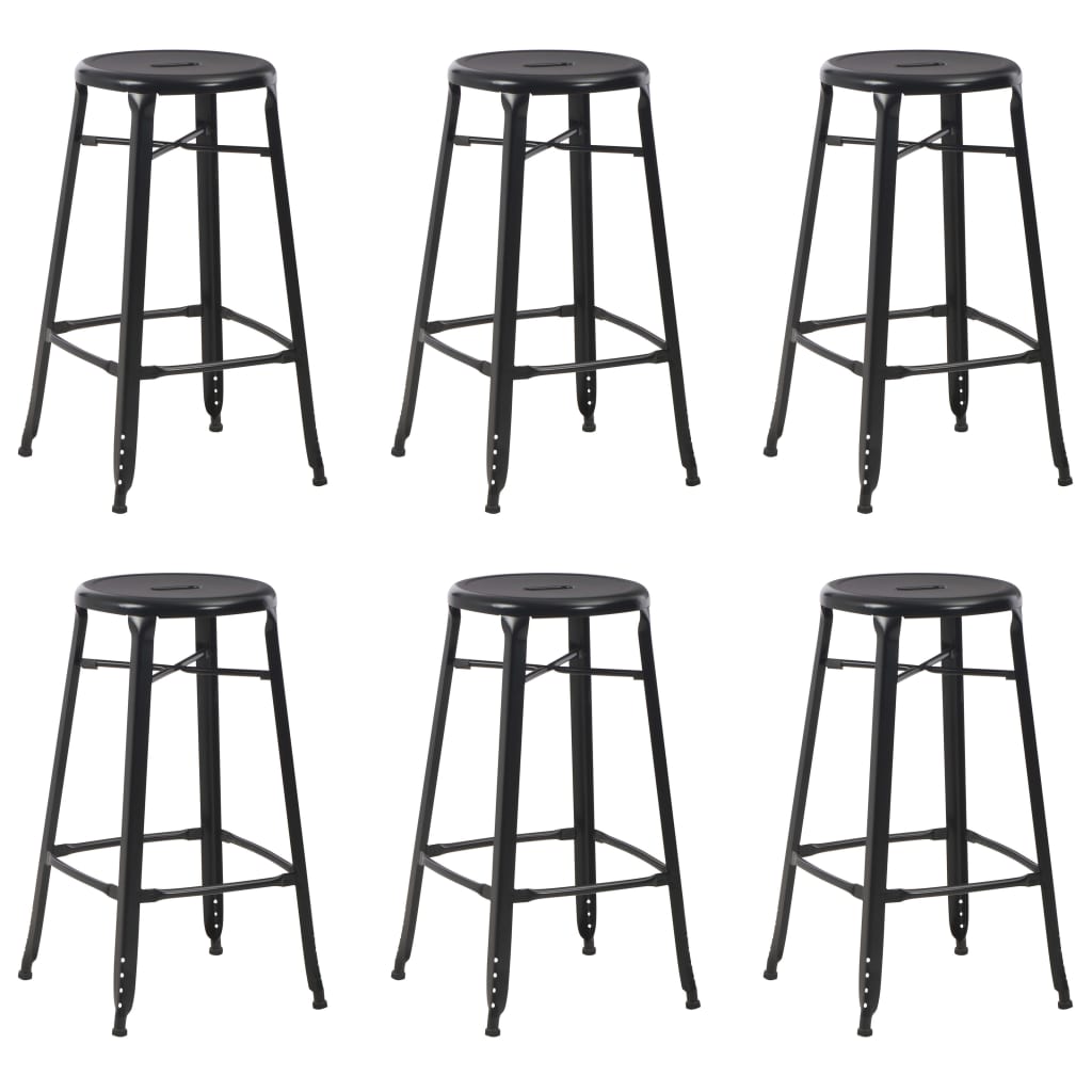 Bar Stools 4 Pcs Steel