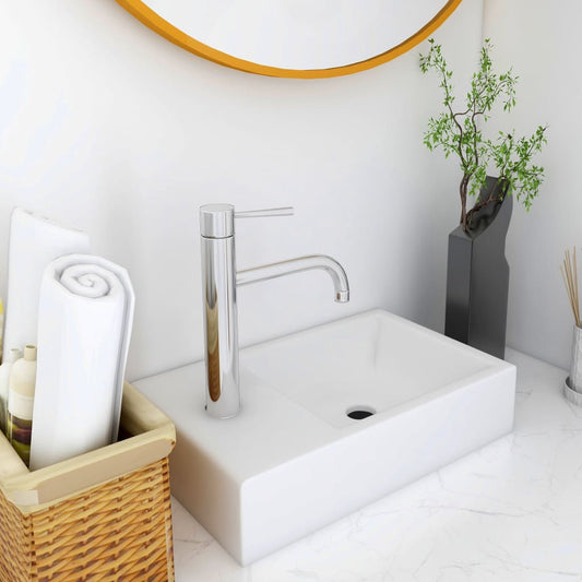 Wash Basin 400X220X90 Mm Smc White