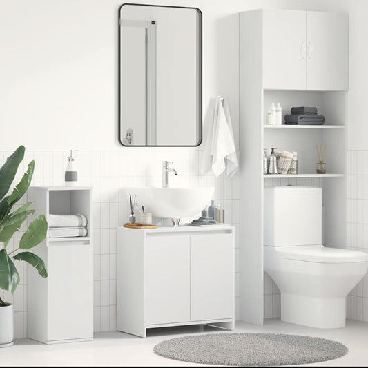 Bathroom Cabinet 60X33X61 Cm Engineered Wood