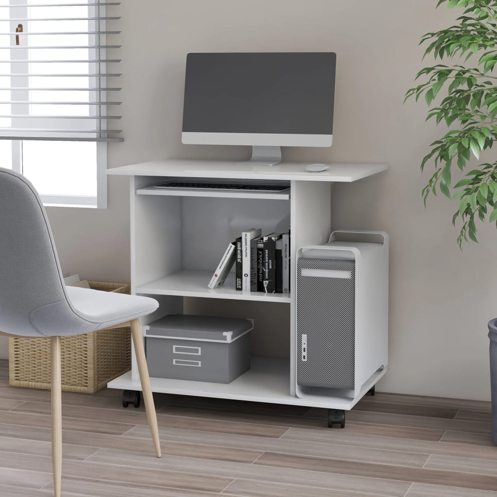 Computer Desk 80X50X75 Cm Engineered Wood