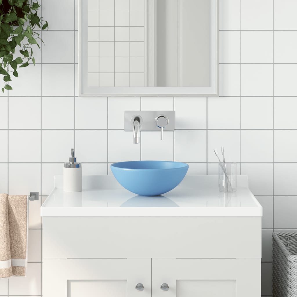 Bathroom Sink Ceramic Round