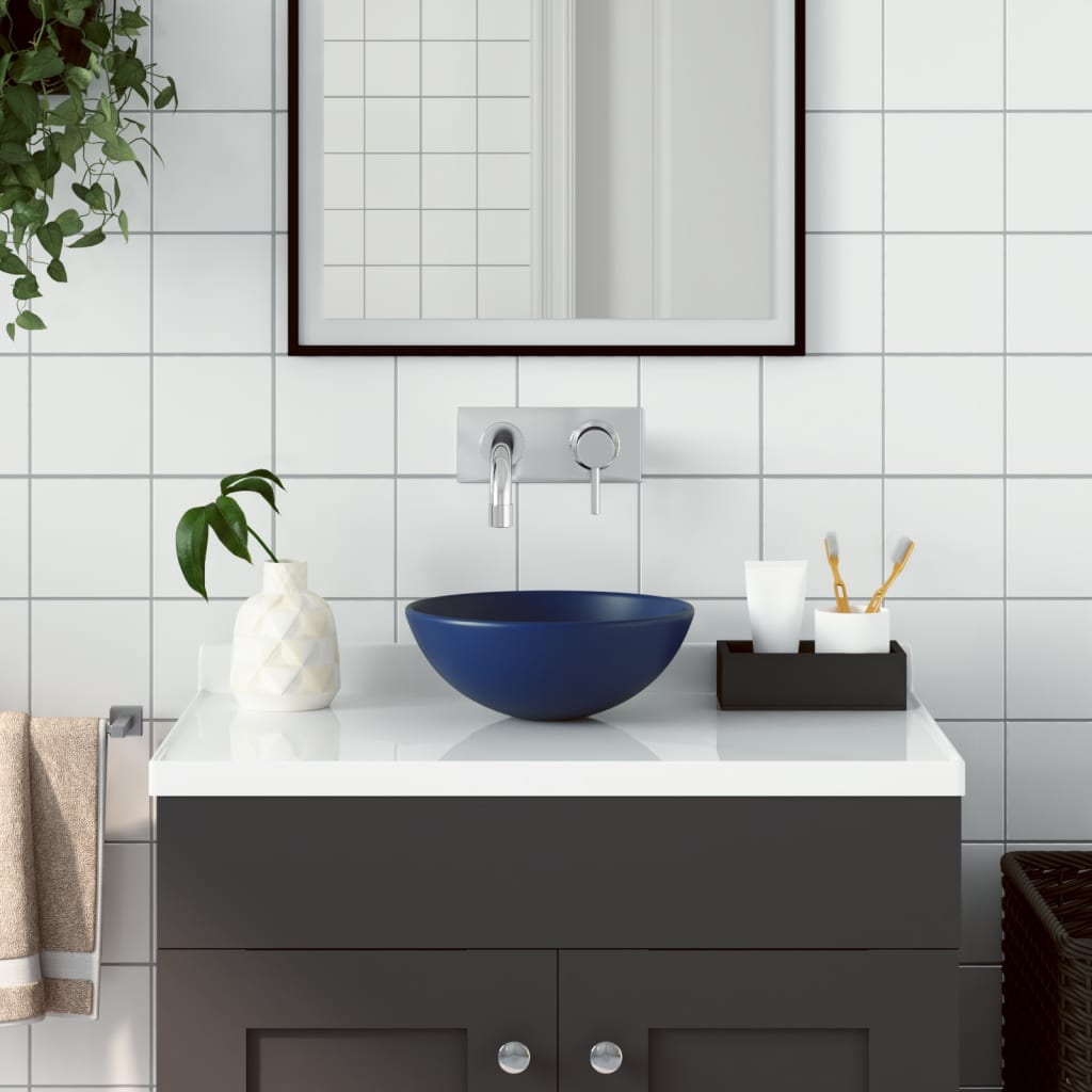 Bathroom Sink Ceramic Round
