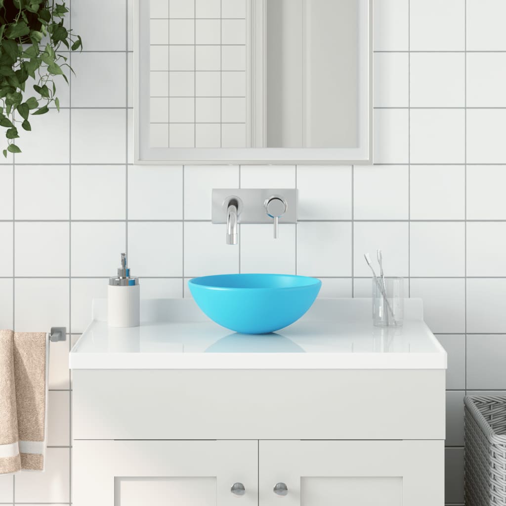 Bathroom Sink Ceramic Round