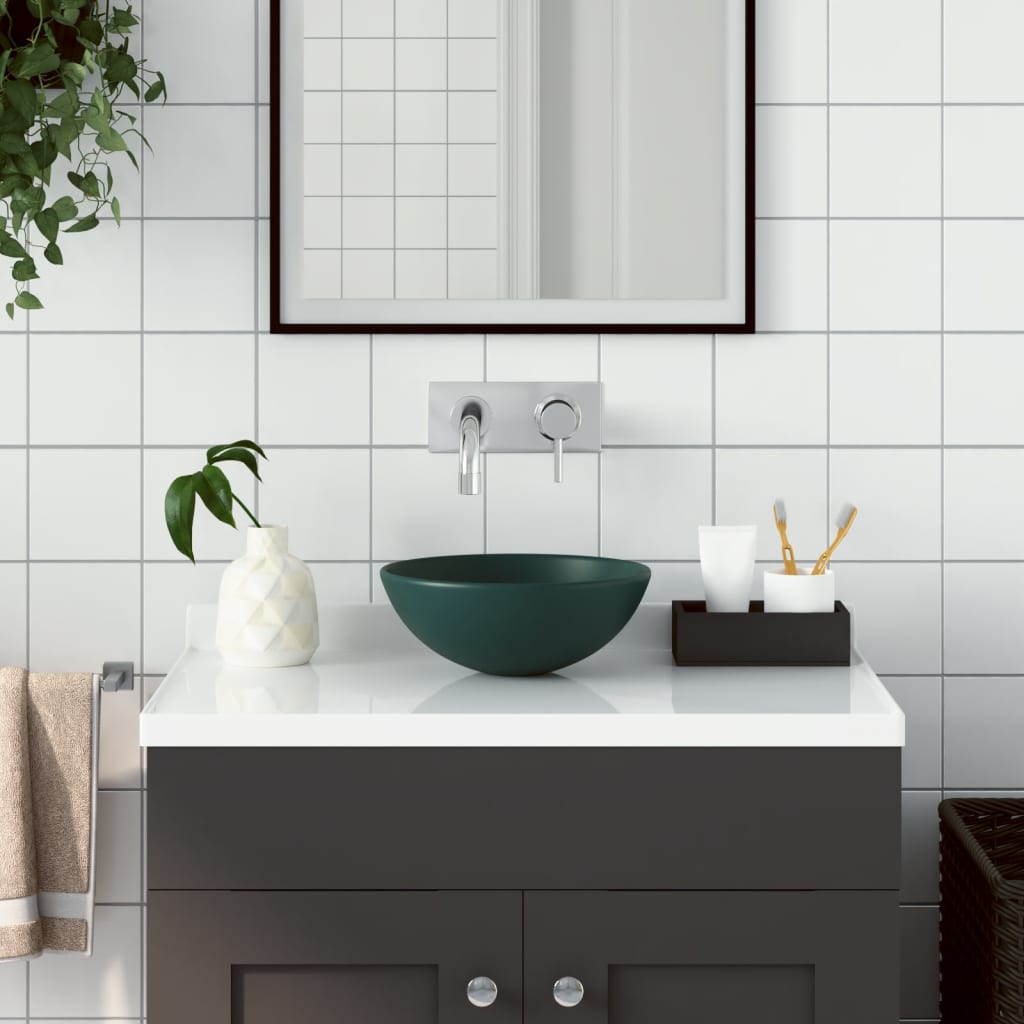 Bathroom Sink Ceramic Round